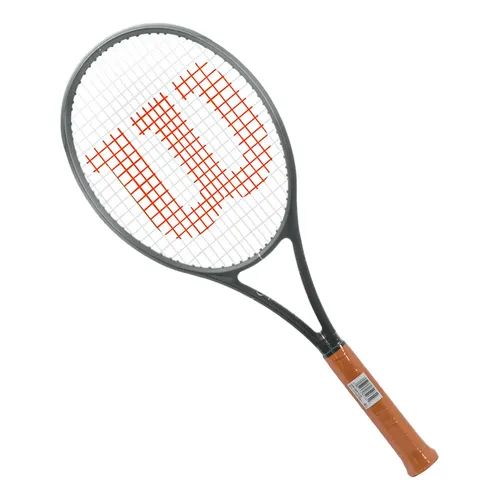 Raquete De Tenis De Quadra Wilson Federer Tour Xp 103 Cor Preto E Raquete De Tenis De Quadra Wilson Federer Tour Xp 103 Cor Preto E
