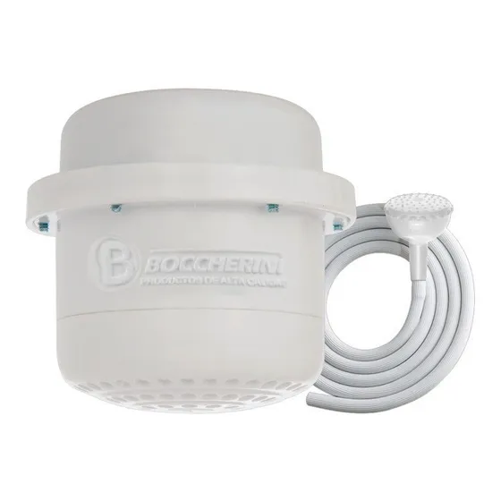 Ducha Victory Blanca Con Miniducha 120v Boccherini Color Blanco