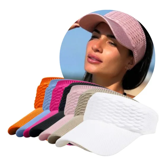 Boné Moda Blogueira Aba Longa Respirável Com Viseira