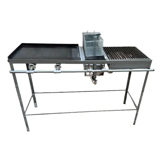 Cocina Industrial Linea Plancha Freidora Y Parrillera Nueva