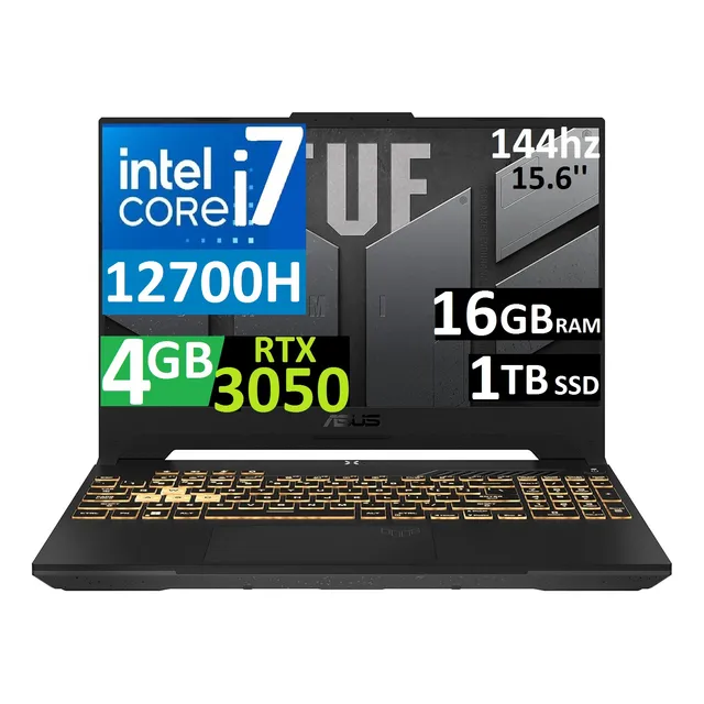 Laptop Asus Tuf F15 144z Ci7-12700h 16gb 1tb Ssd Rtx3050 4gb