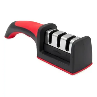 Afiador Ou Amolador De Facas E Tesouras Profissional 3 Em 1