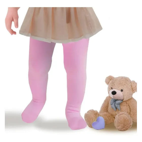 Medias Pantys Veladas Niña Patymedias Rosado 3-4 Beybies