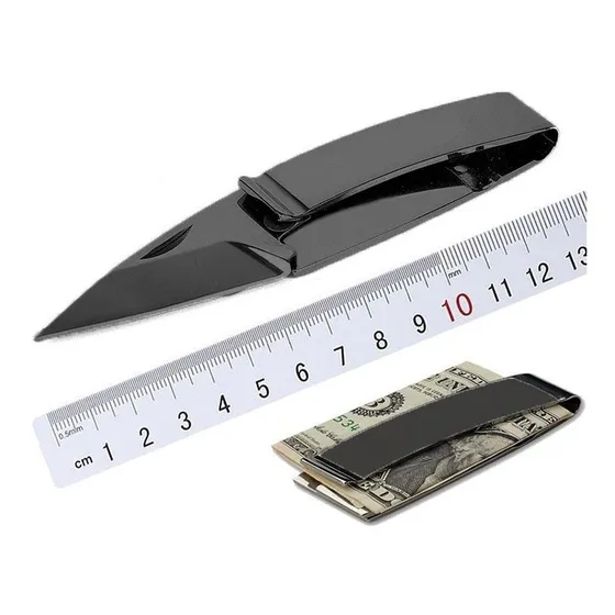 Navaja Porta Billete Money Clip Dinero Cuchillo Oculto Edc