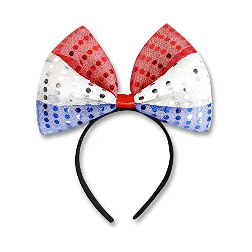 Haimiti Big Bow Headband Rojo Azul Azul Azul Tricolor 96p62