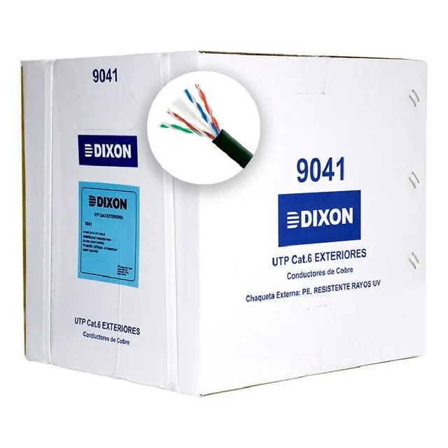 Dixon 9041, Cable De Red Utp Cat.6 Cobre Rollo 305m Exterior