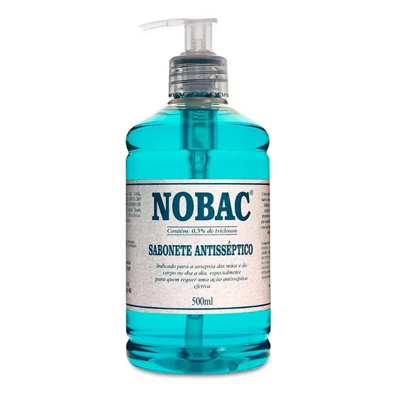 Sabonete Antisséptico Nobac Triclosan 500ml - Cpap/ Mascara
