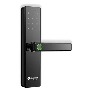 Fechadura Biométrica Digital E Touch Kuanttum K101 Cor Preta Fechadura Biométrica Digital E Touch Kuanttum K101 Cor Preta