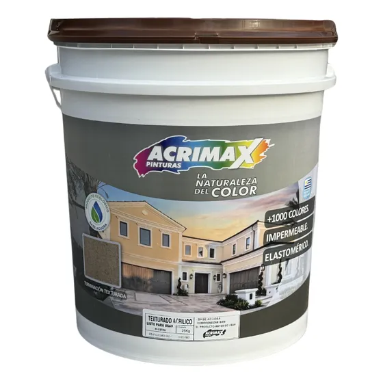 Revesitimiento Texturado Acrilco 1000 Colores 25kg - Acrimax