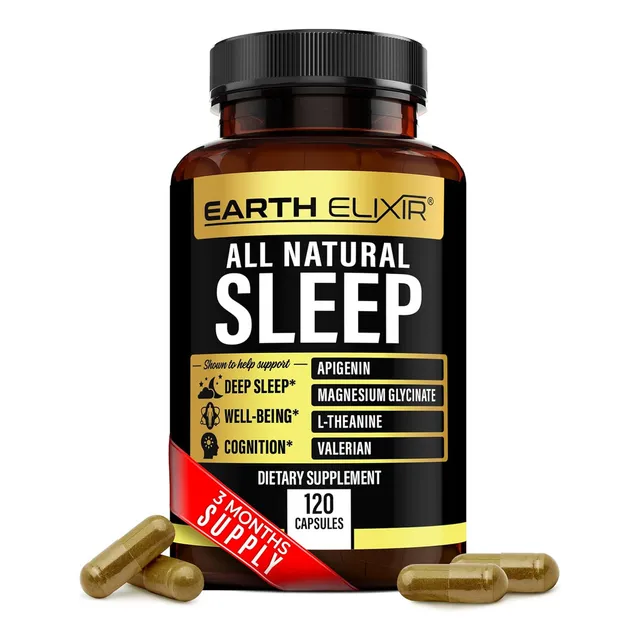 Sleep Ayuda Para Dormir 4 En 1 L Teanina 250 Mg Y Valeriana Sabor Natural