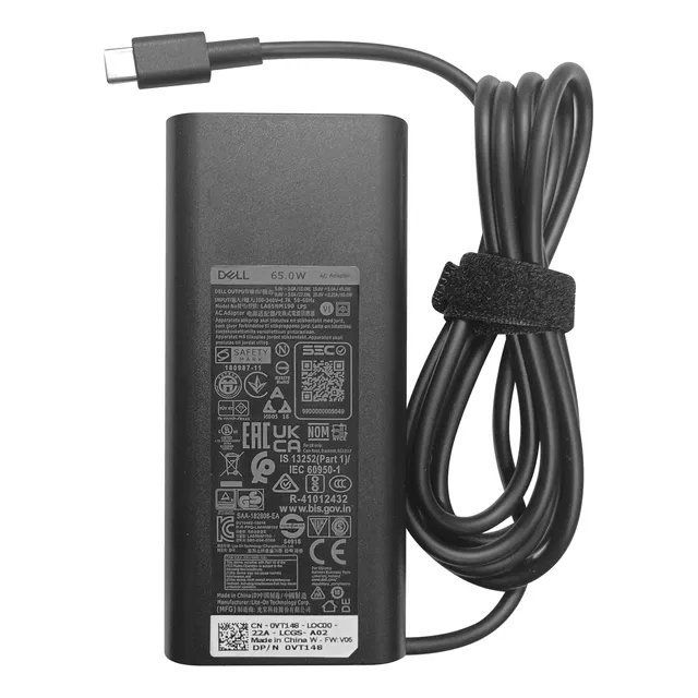 Cargador Dell Venue 65w 10 Pro 5056 8 Pro 5855 Usb C 2 En 1 
