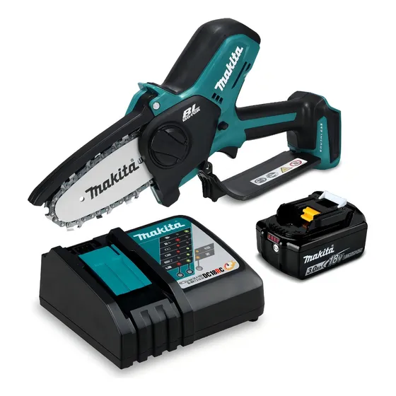 Motosierra De Mano 18v Makita Duc101sf Makita Color Turquesa