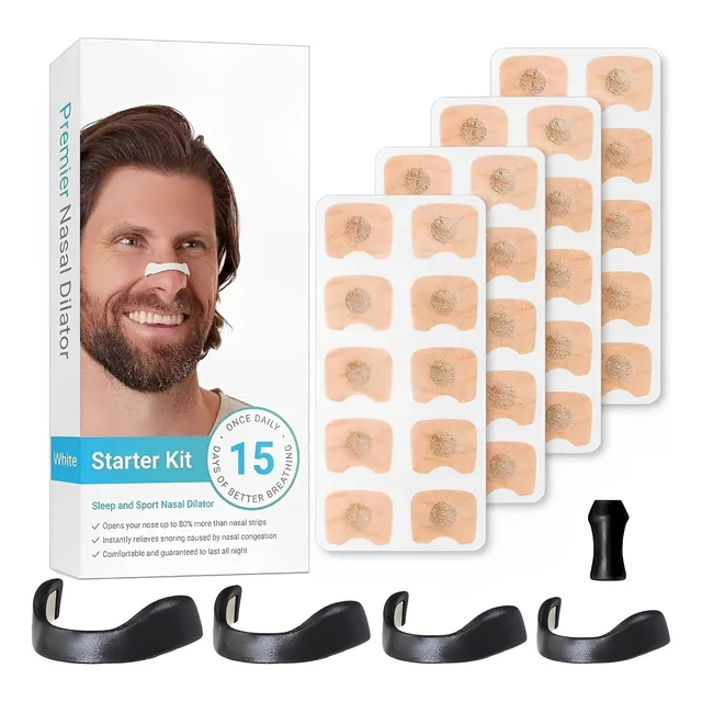 Kit Dilatadores Nasales Magnéticos Antirronquido X15 Pares