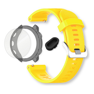 Kit Pulseira + Capa Preta + PelĂcula + Plug Para Garmin 55 Kit Pulseira + Capa Preta + PelĂcula + Plug Para Garmin 55