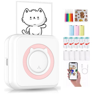 Mini Impresora Térmica Portátil Bluetooth Inalámbrica Mini Impresora Térmica Portátil Bluetooth Inalámbrica
