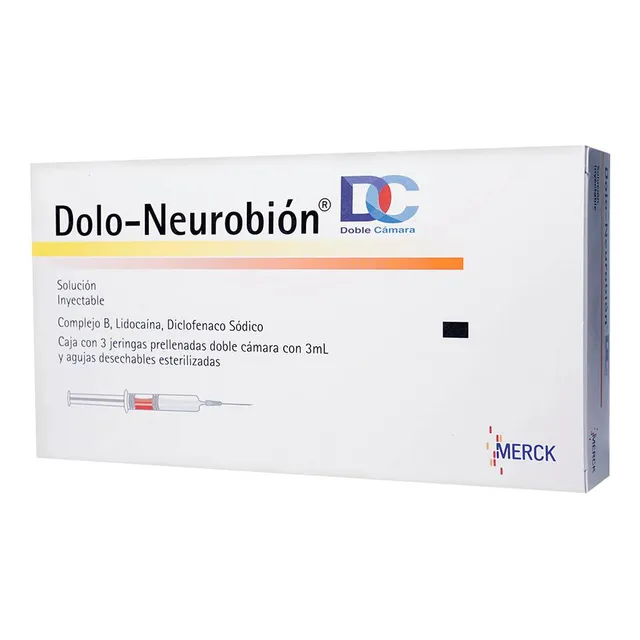 Dolo-neurobion Dc Solución Inyectable, 3 Jeringas Precargadas Doble Cámara 3 Ml