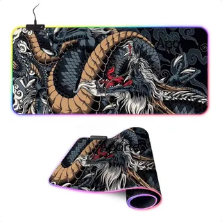 Mousepad Usb Gamer Com Led Rgb Extragrande DragĂŁo Mousepad Usb Gamer Com Led Rgb Extragrande DragĂŁo