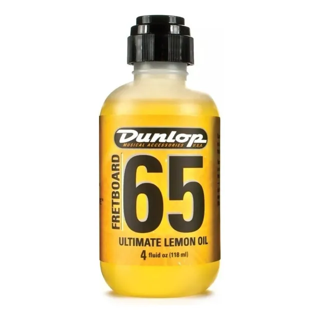 Aceite De Limon Dunlop Para Diapason De Guitarra 6554 Color Amarillo Tamaño 118 Ml
