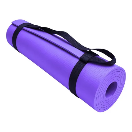 Tapete Eva Yoga 170x60cm Pratica Meditação Fisioterapia Cor Lilás