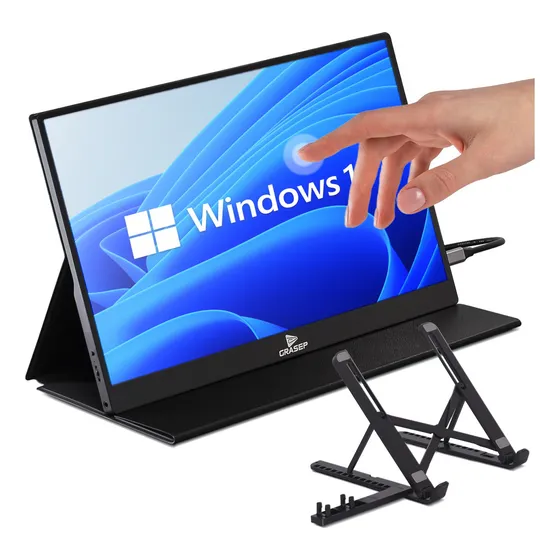 Monitor Portatil Touchscreen 15.6 Polegadas Notebook Pc 60hz