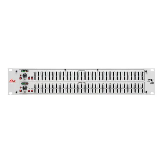 Dbx 231s Ecualizador 31 Banda Doble Canal