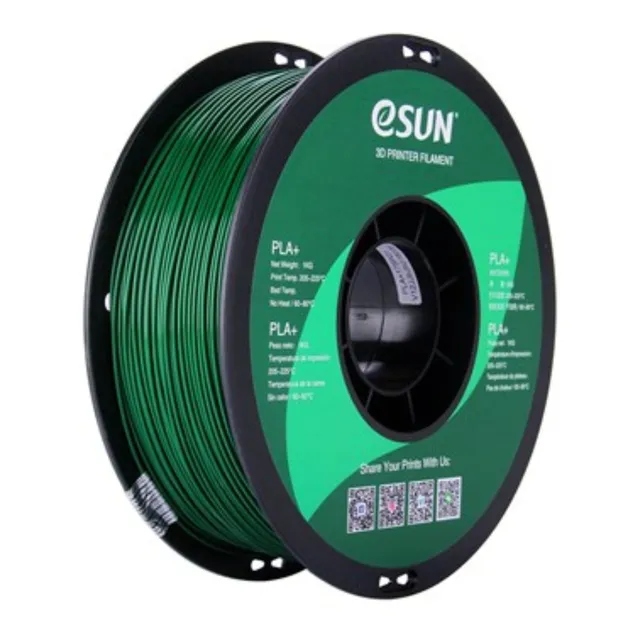 Filamento 3D Esun PLA+ de 1.75mm y 1kg pine green