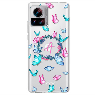 Funda Para Motorola Mariposas Personalizada Tu Inicial Funda Para Motorola Mariposas Personalizada Tu Inicial
