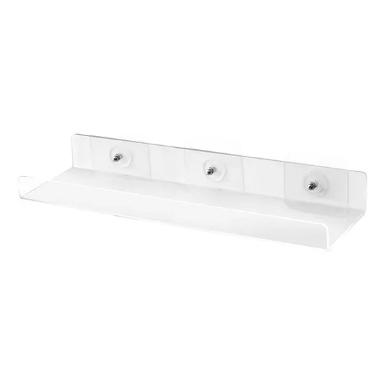 1 Estante Flotante Acrilico Pared Para Baño Transparente