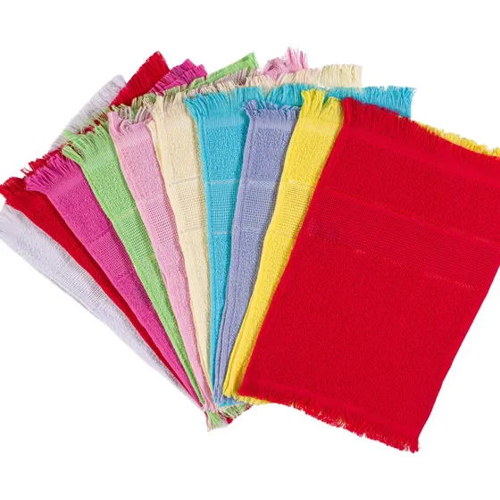 Kit 50 Toalhinhas De Mão  Social P/ Bordar Escolar Atacado