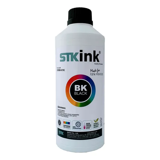 1 Litro P/ Impressora Epson T744 M205 Inkjet Black Friday Tinta Super Black