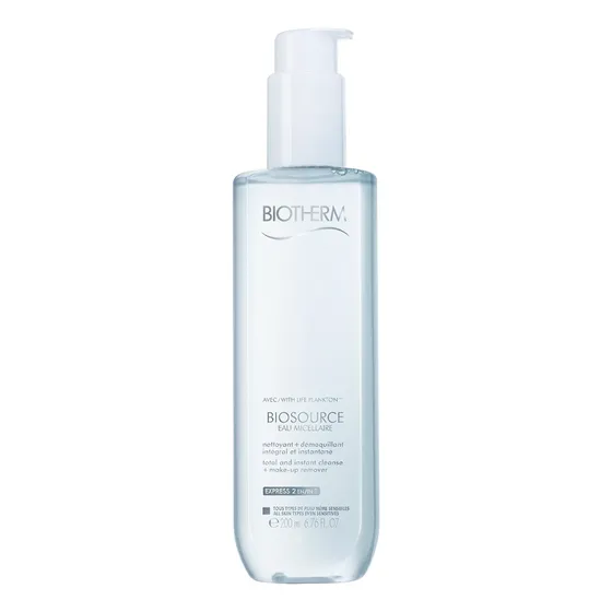 Agua Micelar Biosource Limpia Y Desmaquilla 200ml Biotherm