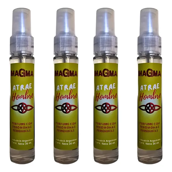 Perfume Afrodisíaco Feromonas Sexual Atrae Hombre X 4