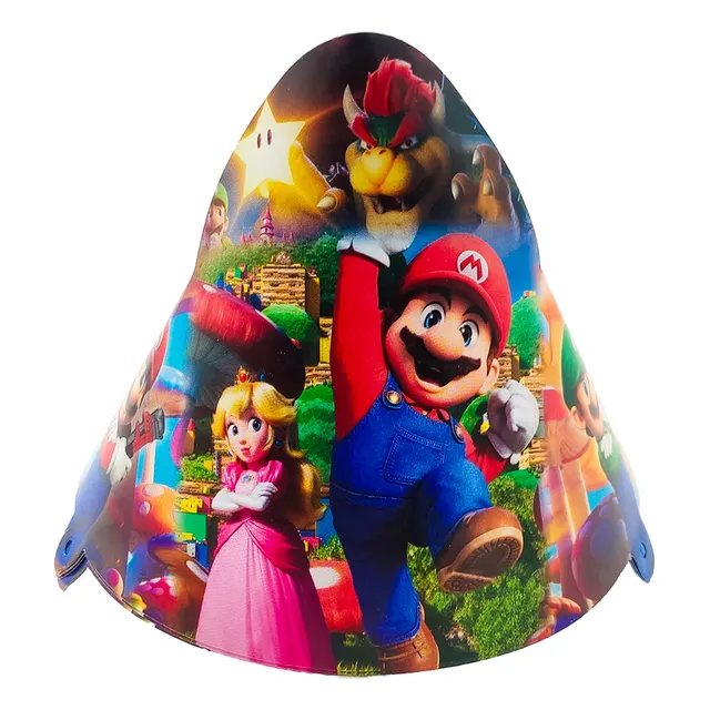 12 Sombreros Gorro Fiesta Mario Bros