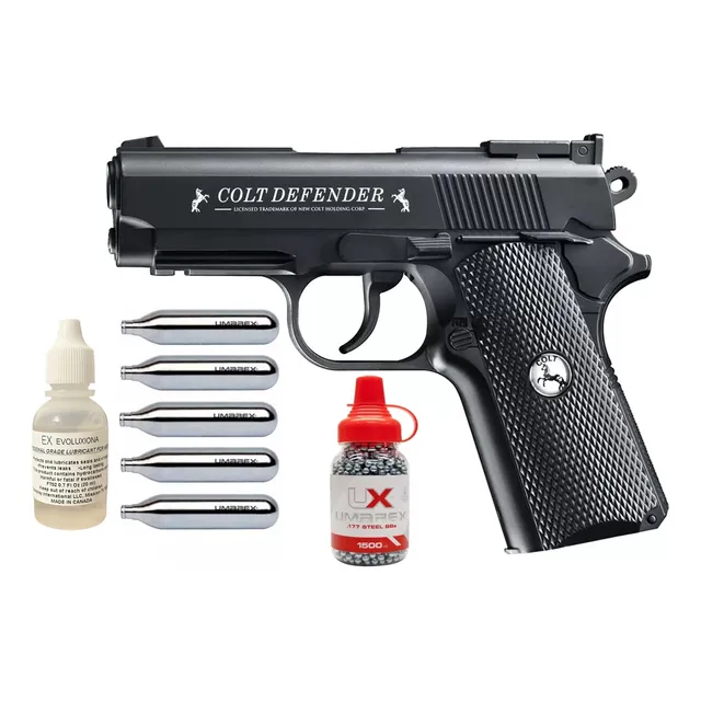 Pistola Colt Defender 1911 4.5mm Co2 Full Metal