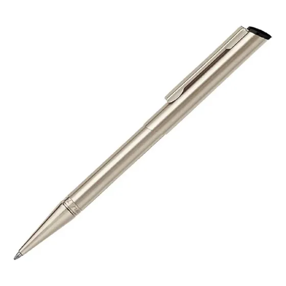 Bolígrafo Sello Heri Diagonal Acero Pulido 3004 Incluye Goma