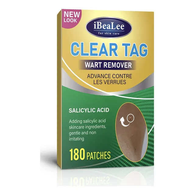 Parches Removedor Eliminador De Verrugas Skin Tag 180 Pzas
