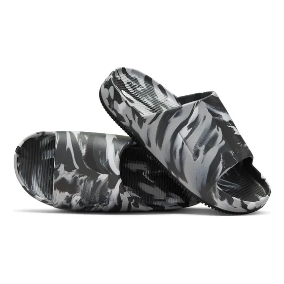 Zapatillas Nike Calm Slide Marble Black Grey Fv5637-001   