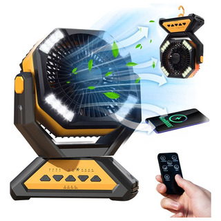 Ventilador Portátil Camping Acampar Con Led 20000mah 12inchs Ventilador Portátil Camping Acampar Con Led 20000mah 12inchs