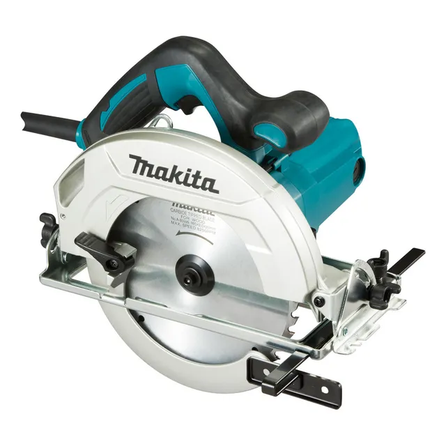 Serra Circular Elétrica Makita Hs7010 185mm 1600w Azul-turquesa 127v