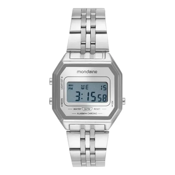 Relógio Mondaine Vintage Prata Unissex 32867m0mvne3