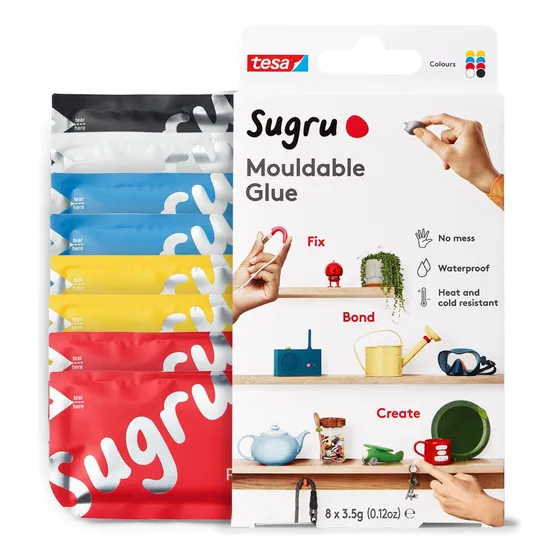 Super Glue Sugru Tesa, Impermeable, Para Mejoras En El Hogar