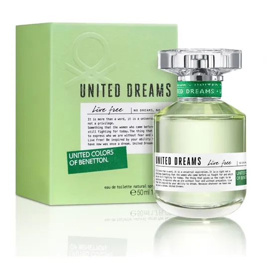 Benetton Live Free Edt 50 Ml