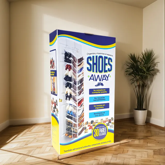 Zapatera Organizador De Zapatos Portatil Capacidad 30 Pares