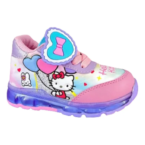 Zapatos Deportivos Luces Niñas De Hello Kitty