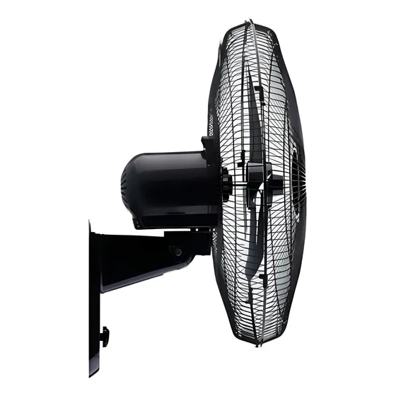 Ventilador De Pared Alpaca 18 45cms Palas Metal Cantidad De Aspas 3 Estructura Negro Aspas Gris Diámetro 18