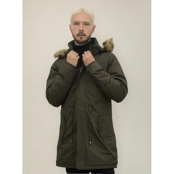 Parka Hombre Con Peluche Gabardina Impermeable I Am