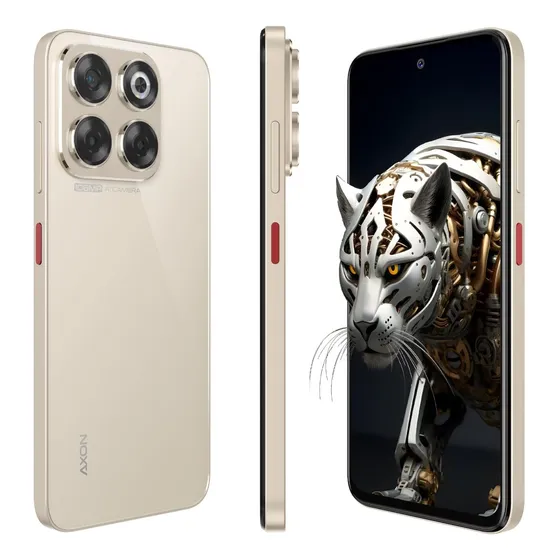 Zte Smartphone Axon 70 6.7 Pulgadas 120hz, Cámara 108mp Y 256gb+16gb Ram (6gb + 10gb Dimámica), Batería 5000mah Carga Rápida, Android 14 Dorado