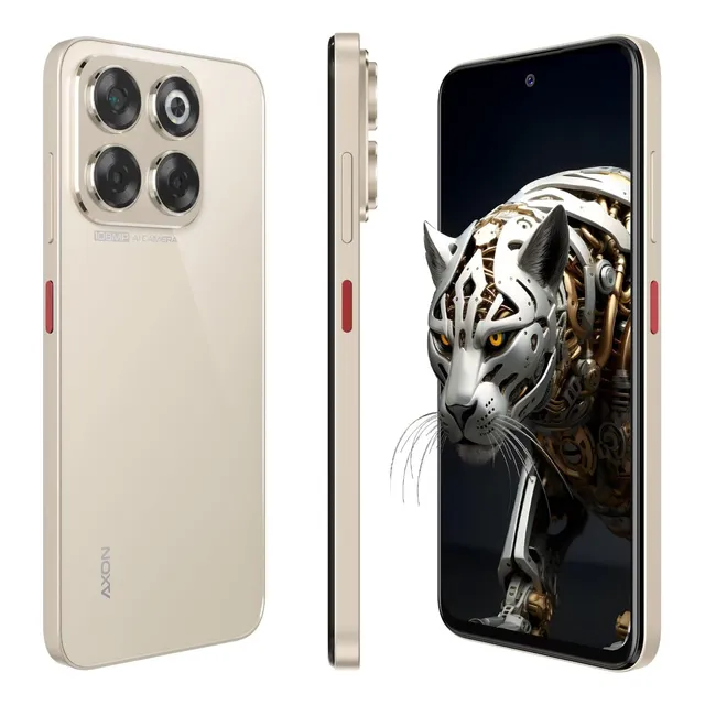 Zte Smartphone Axon 70 6.7 Pulgadas 120hz, Cámara 108mp Y 256gb+16gb Ram (6gb + 10gb Dimámica), Batería 5000mah Carga Rápida, Android 14 Dorado