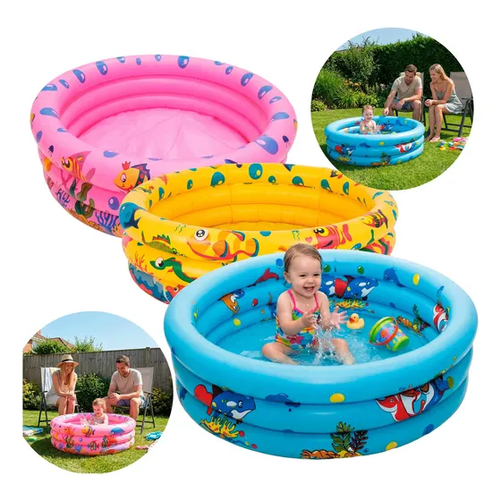 Piscina Infantil Inflável Bebê 40 Litros Criança Verão Praia