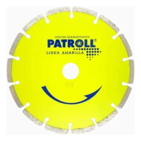Disco Diamantado Segmentado Patrol 180mm De Aliafor Pys-7
